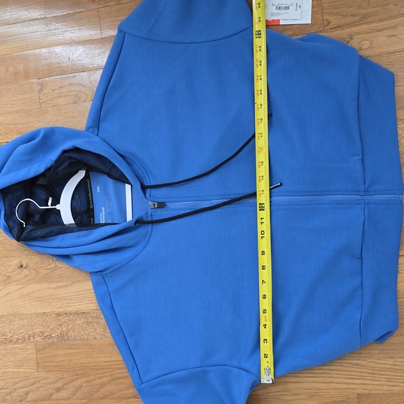 SPORTS ILLUSTRATED WOMEN'S PLUS SIZE BLUE ZIPPERED HOODED JACKET SIZE XXL - Picture 8 of 13